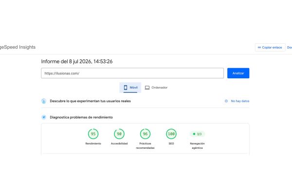 ILUSIONAS - Google Speed Page - Ordenador